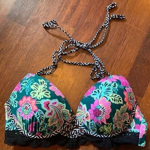 Time and Tru push-up bikini bra top Ladies size 12-14